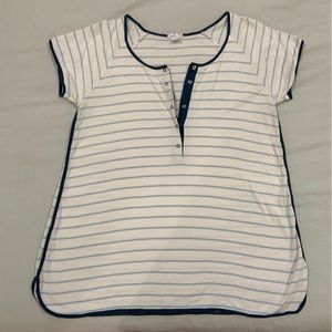 LAKE Maternity Pima Pajama Top